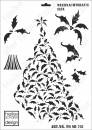 Schablone-Stencil A3 364-0761 Weihnachtsbaum Ilex